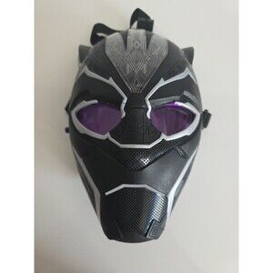 Black Panther Vibranium Power FX Light Up‎ Mask Marvel Avengers Cosplay Used